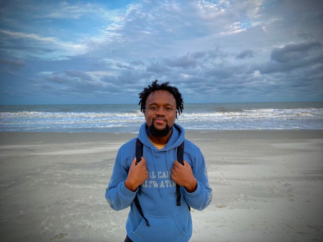 Anthony on the beach