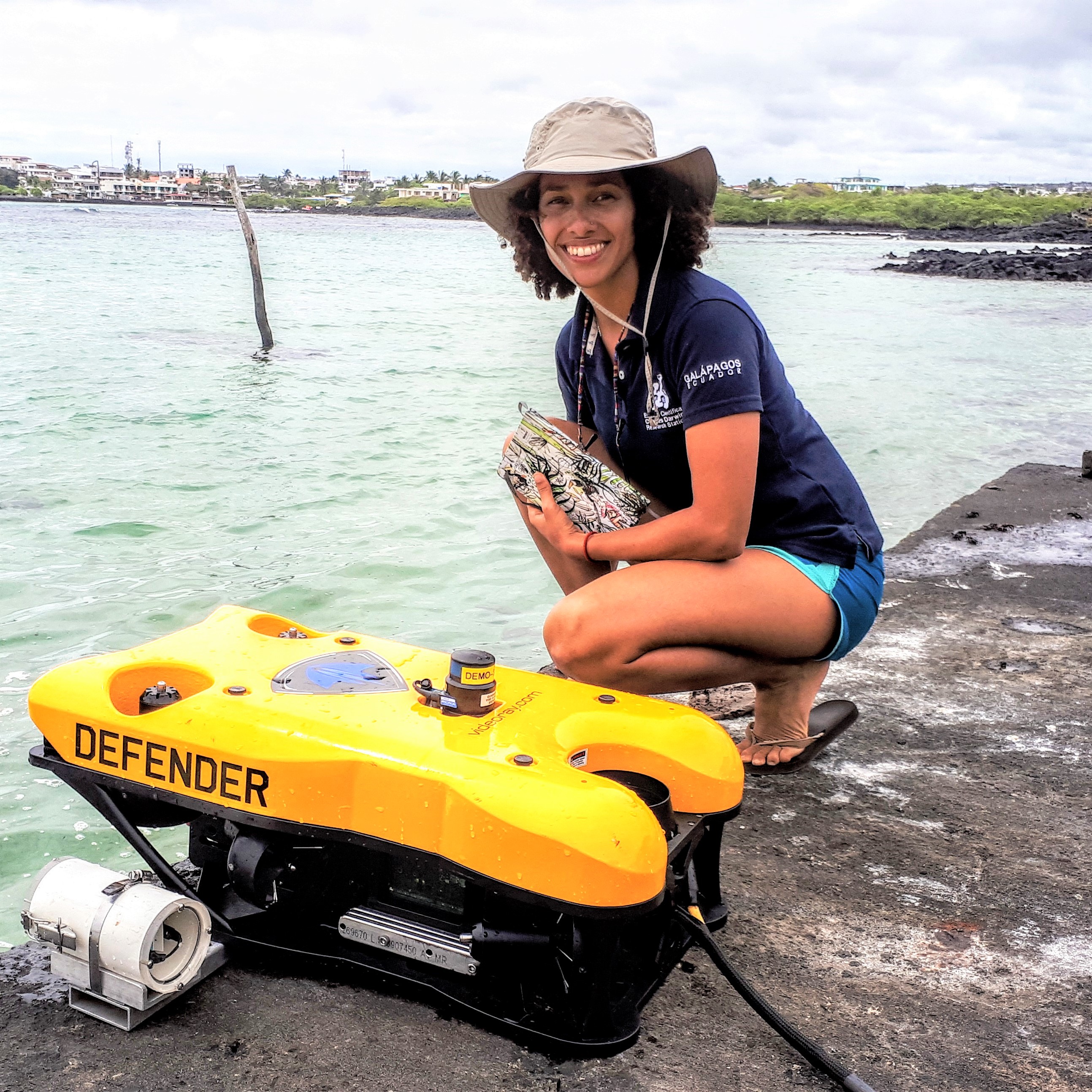 Salome with a Kayak and ROV