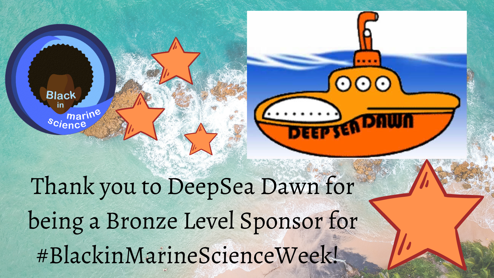 Thank you to Dr. Dawn Wright for being a Bronze Level Sponsor for Black in Marine Science Week