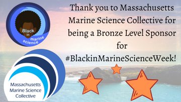 Thank you to the Massachusetts Marine Science Collective for being a Bronze Level Sponsor for Black in Marine Science Week